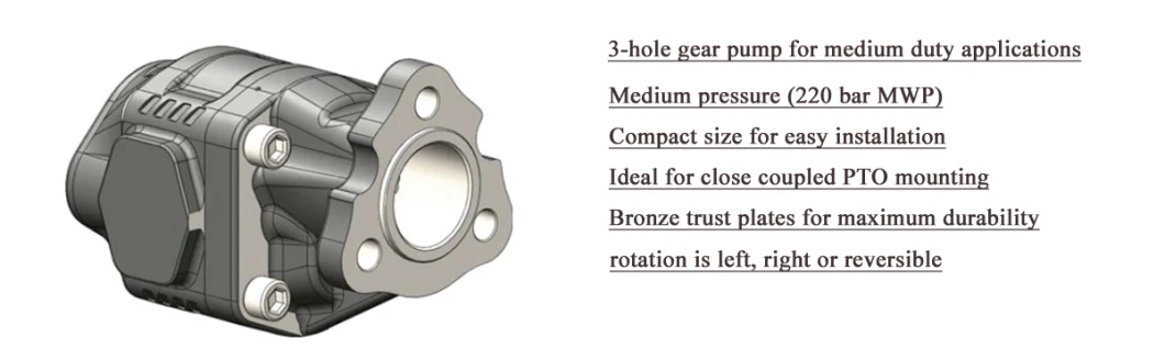 Good Quality Tipper Hydraulic Gear Pump for Tipper